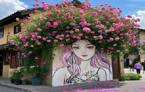 马关怎么设计网红打卡墙绘