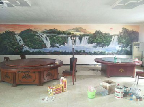 马关墙绘-写实风景