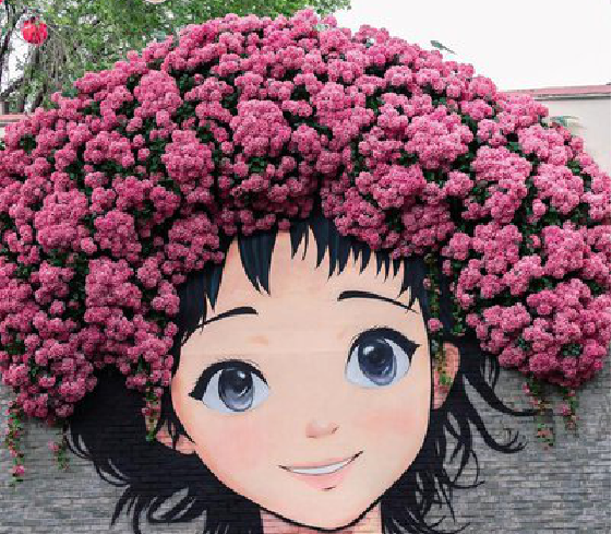 马关墙体彩绘-网红墙打卡