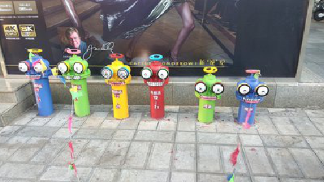 马关商业区彩绘