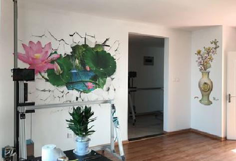 马关墙体彩绘相比墙纸的优势。