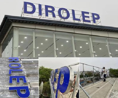 马关楼顶发光字安装的注意事项。